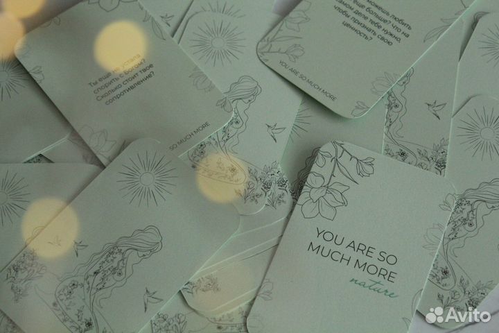 Nature Вдохновляющая колода с вопросами