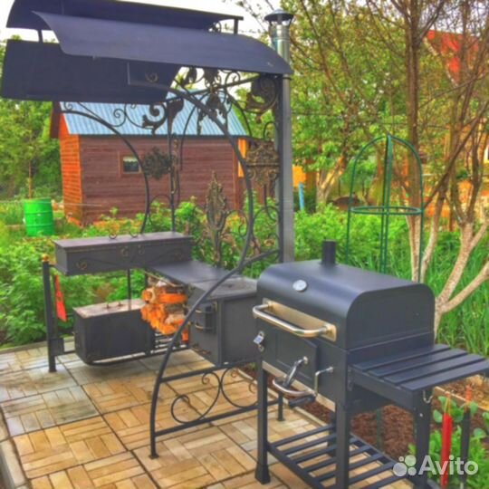 Беседка с мангалом