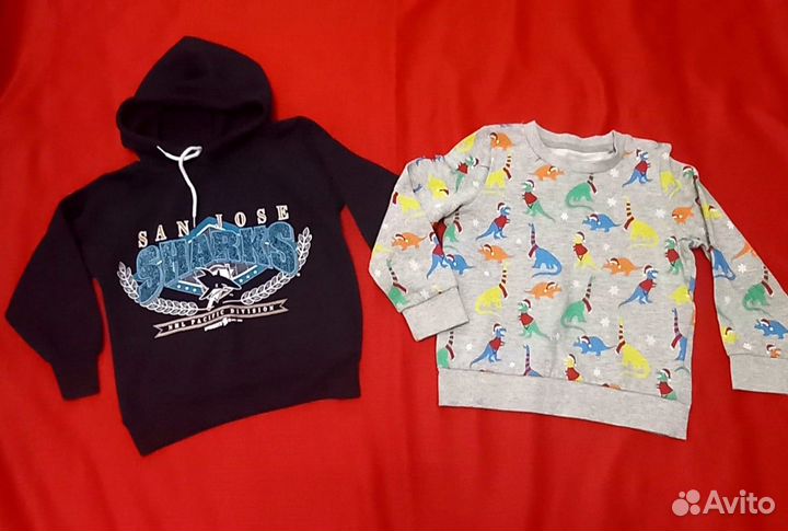 Вещи пакетом на мальчика на 4-5 лет.рост 110см