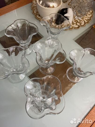 Креманки 6 шт новые