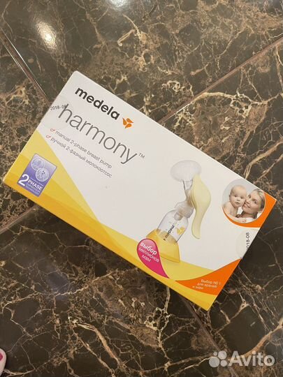 Молокоотсос medela harmony ручной+ соска calma
