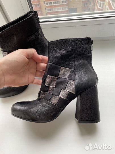 Ботильоны итальянские кожа 37