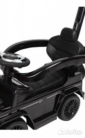 Машинка каталка толокар с ручкой