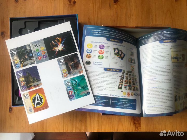 Настольная игра Splendor Marvel / Роскошь Марвел