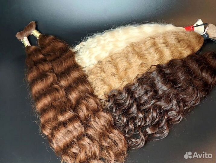 Волосы для наращивания Exclusive +, 50см, кудри