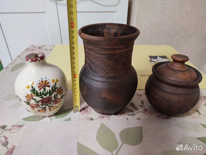 Глиняная посуда ручной работы
