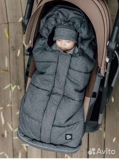Конверт в коляску зимний 