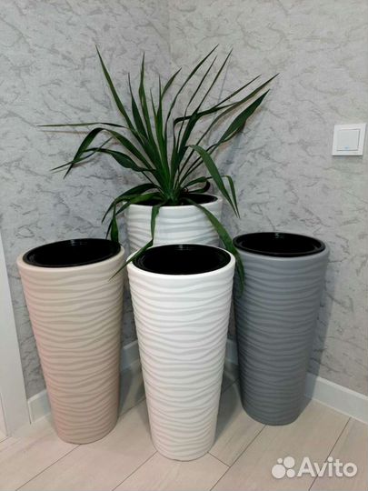 Большие напольные кашпо