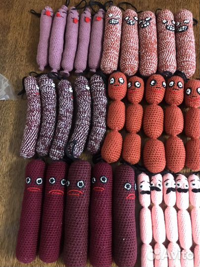 Игрушки для маленьких собак,вязанные игрушки