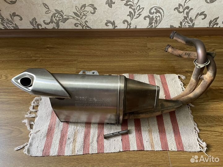 Родной глушитель Kawasaki ER-6f с нюансом