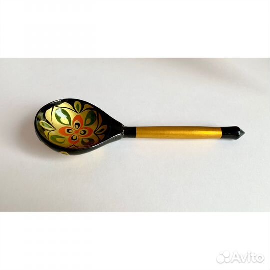 Ложка деревянная Хохлома СССР новая