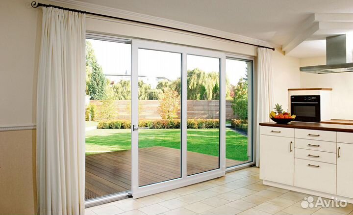 Пластиковые алюминиевые фасады окна двери портал