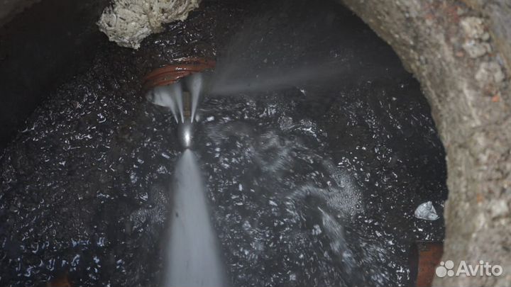 Прочистка канализации, устранение засоров