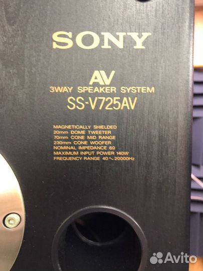 Акустические колонки Sony SS-V725AV