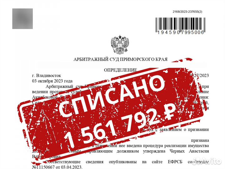 Банкротство физических лиц. Кредитный юрист