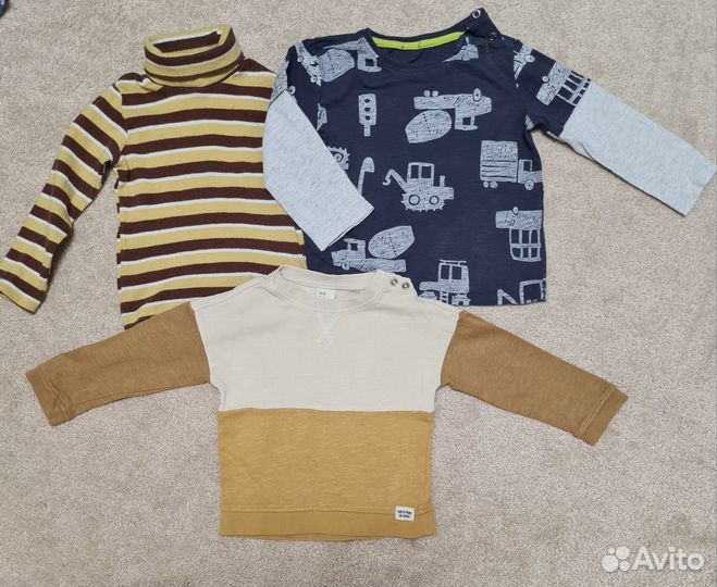 Детская одежда для мальчиков пакетом 86