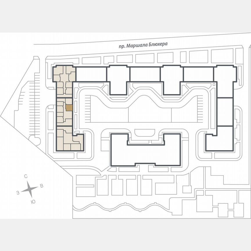 1-к. квартира, 37,1 м², 3/10 эт.
