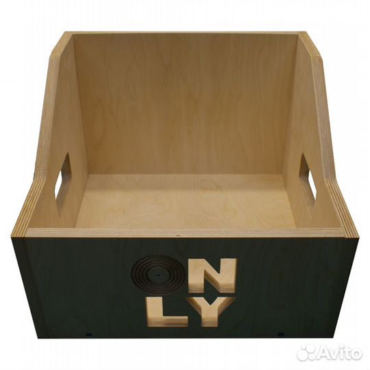 Ящик для хранения 100 виниловых пластинок V.only