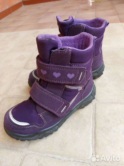 Детские зимние ботинки для девочки superfit 27