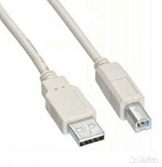 Кабель для мфу, компьютера behpex USB 2.0 AM-BM 3м