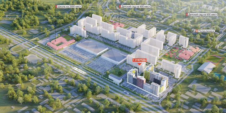 1-к. квартира, 40,8 м², 7/17 эт.