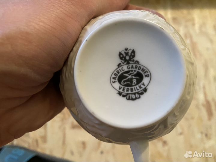 Чайный сервиз gardner verbilky fabric 1766