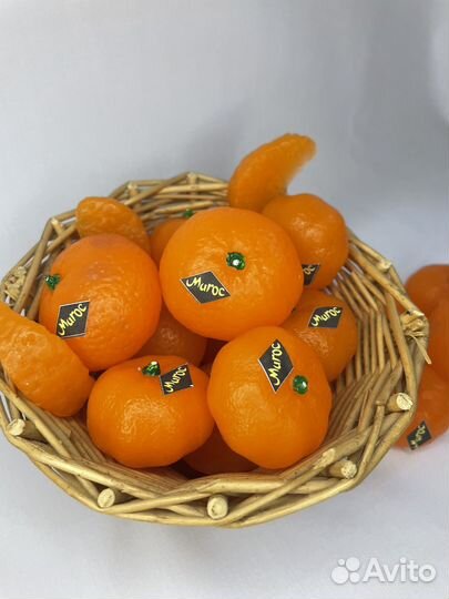 Мыло ручной работы мандарин