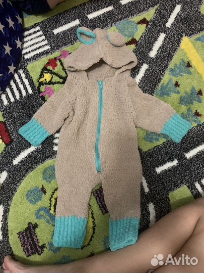 Флисовый комбинезон