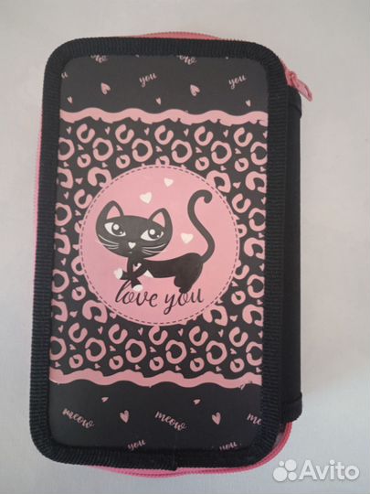 Пенал школьный для девочек