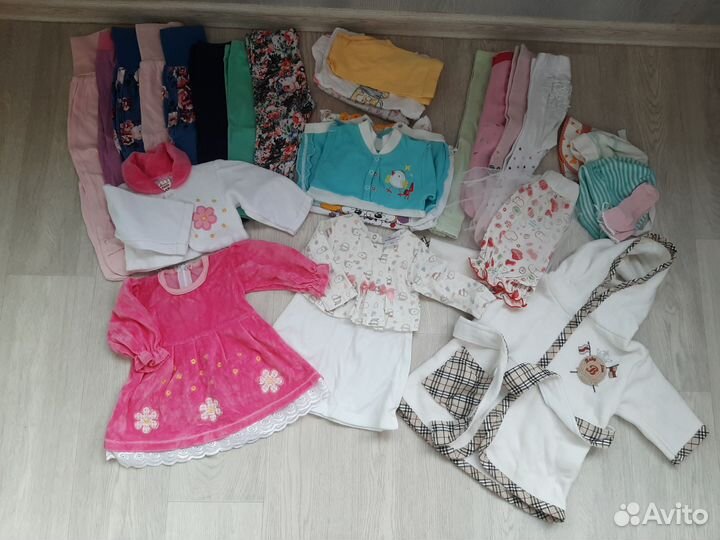 Пакет вещей для новорожденной 62-68 размер