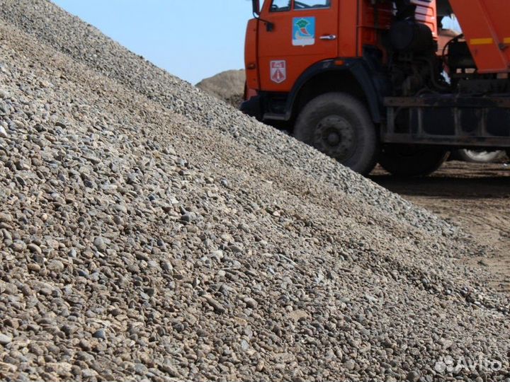 Щебень \ Земля гранитный 40 фракции от 3кубов