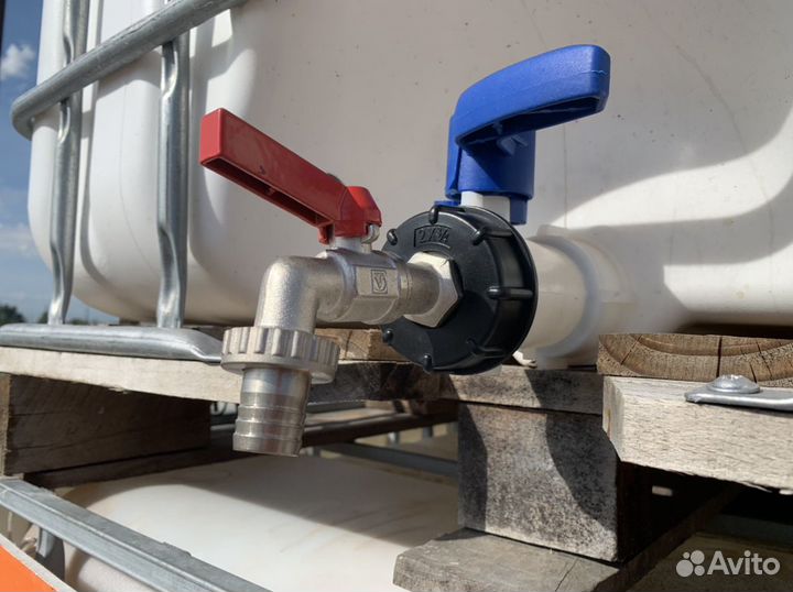 Переходник для еврокуба, бочки. Крышка для еврокуб