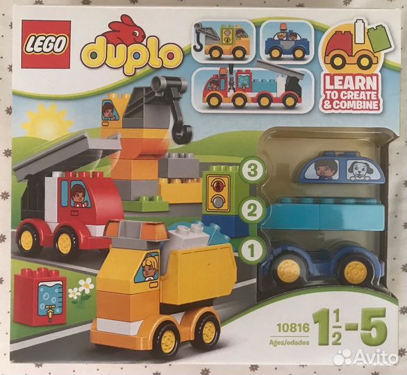 Lego 10816 Мои первые легковые и грузовые машины