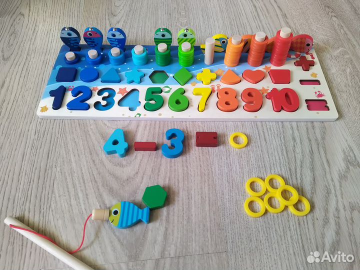 Деревянные развивающие игрушки