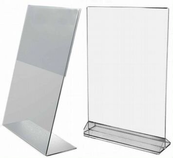 Подставка для меню, информации из оргстекла