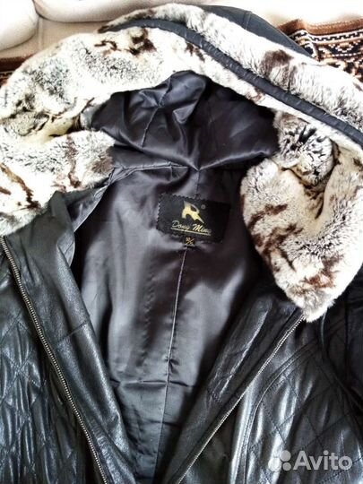 Куртка кожаная женская 48 размер