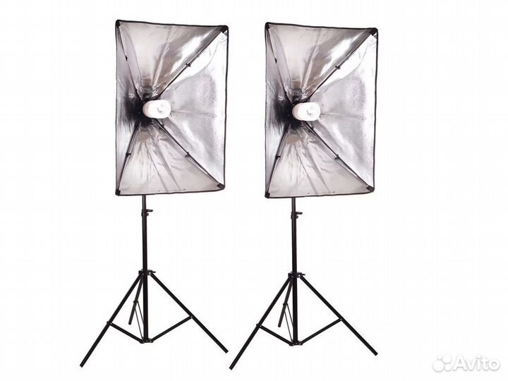 Комплект студийного освещения стойки и софтбоксы