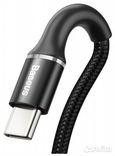 Кабель Type-C с подсветкой, 0,25 м, фирменный