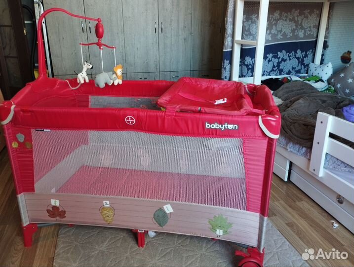 Манеж кровать babyton