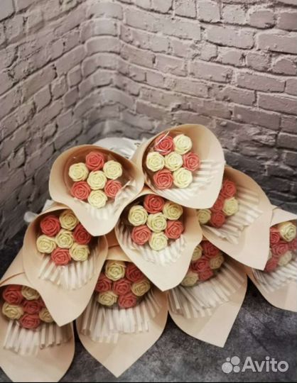 Букет из шоколадных роз