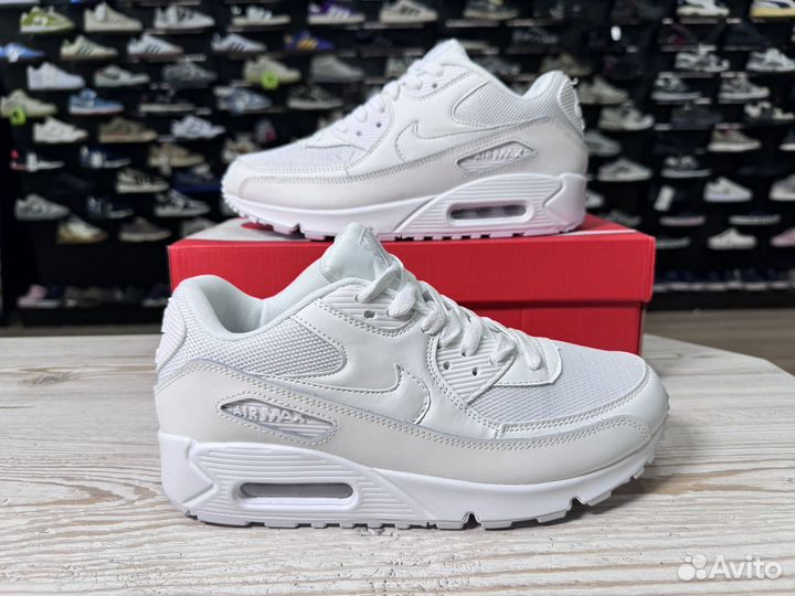 Кроссовки nike air max 90 белые