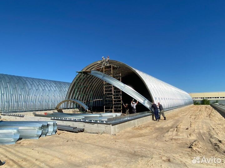 Склады быстровозводимые, ангары, цеха. От производителя