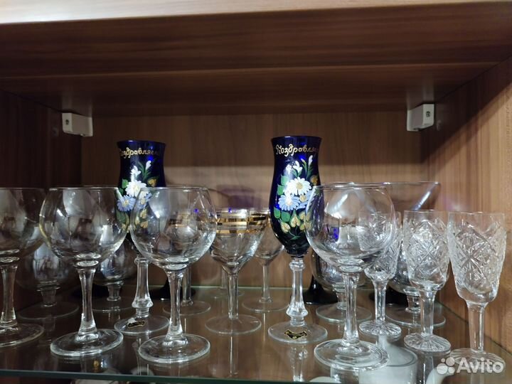 Бокалы для вина, коньяка, мартини