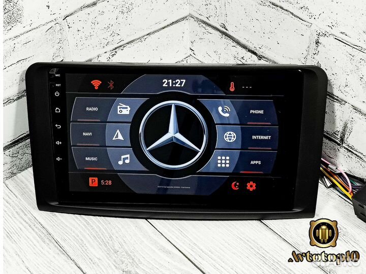 Магнитола Mercedes ML 164 андрйд