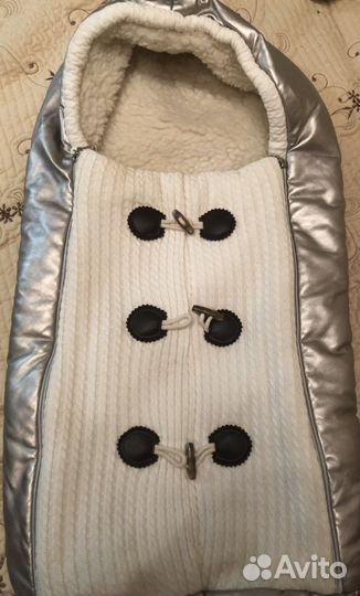Зимний конверт в коляску