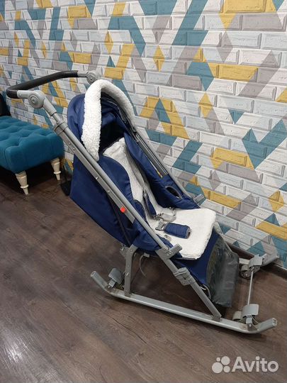 Детские санки коляска