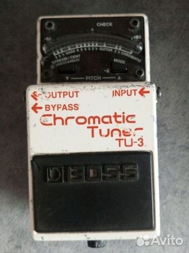 Гитарная педаль boss tu 3 тюнер