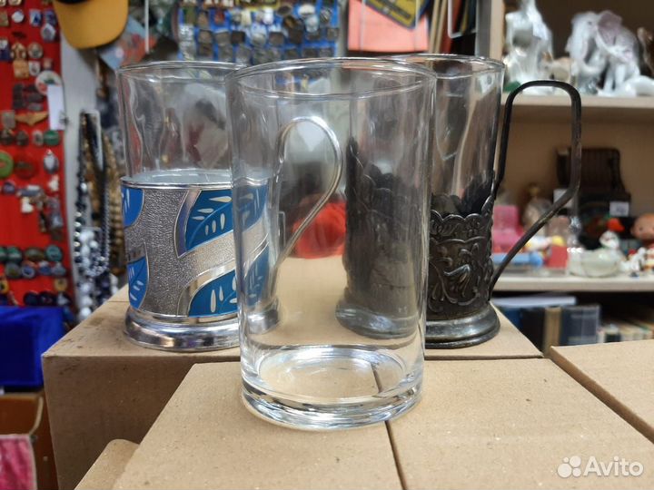 Стакан стеклянный под подстаканник