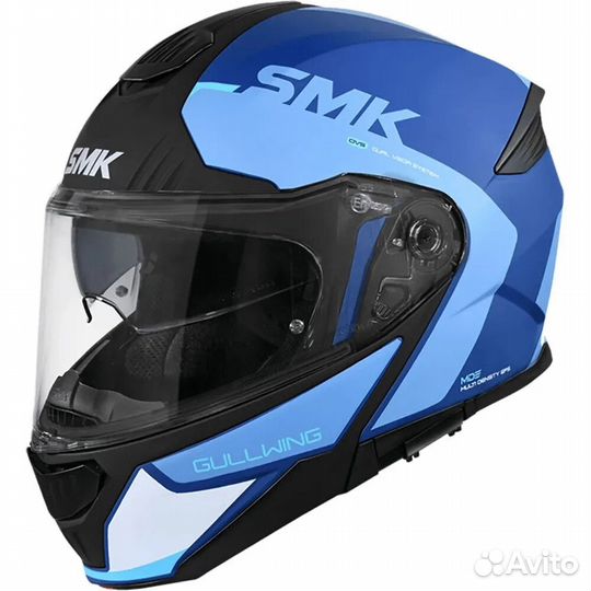 SMK Gullwing Kresto ECE 22.06 modular helmet Gloss