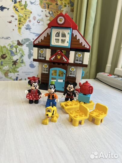 Конструктор Lego duplo зимний домик Микки